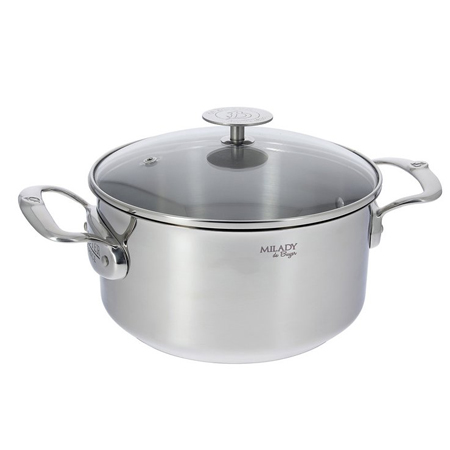 Hrnec s poklicí Milady De Buyer 24 cm 5,4 l a